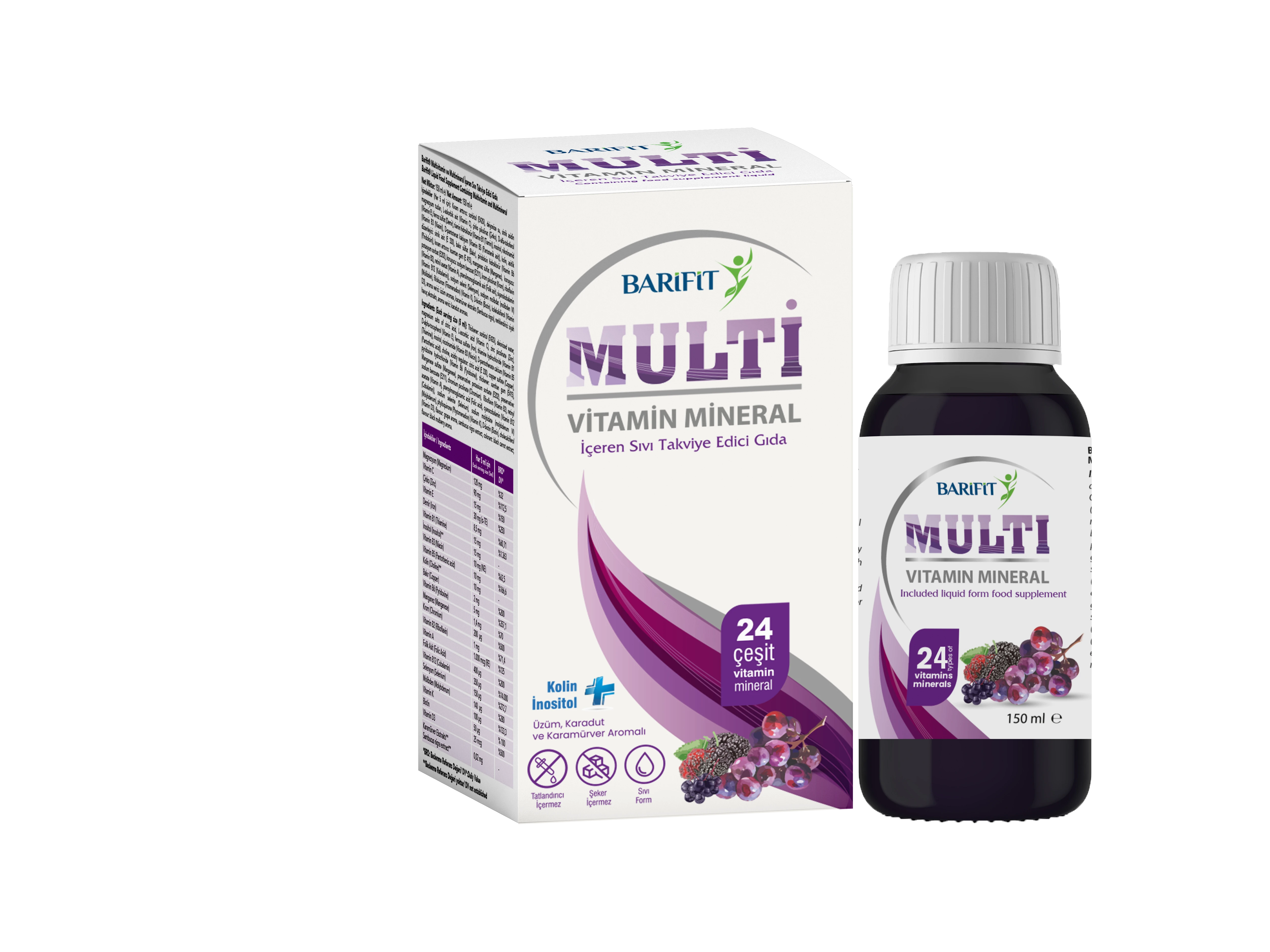 SIVI MULTİVİTAMİN TAKVİYESİ (150 ml)