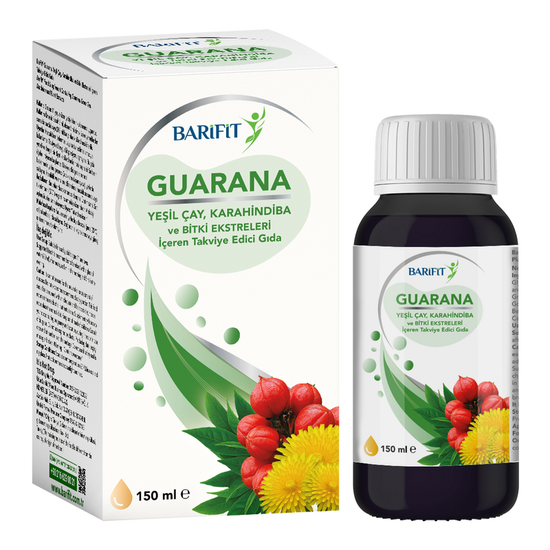 BARİFİT - Edema Relief Liquid (Food Supplement Containing Guarana, Green Tea, Dandelion and Plant Extracts)