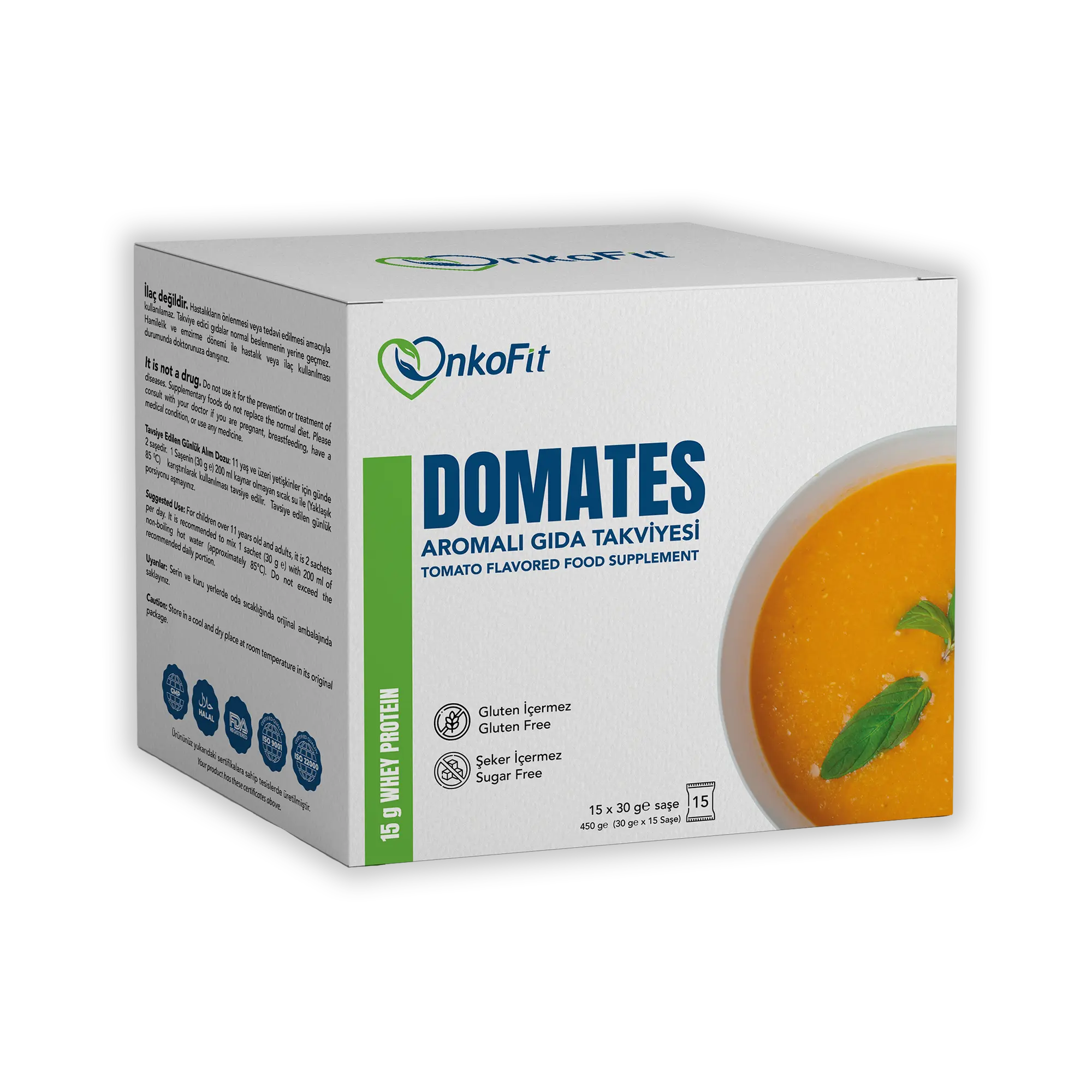 BARİFİT - ONKOFİT® DOMATES AROMALI TAKVİYE EDİCİ GIDA (15 ÖĞÜN)