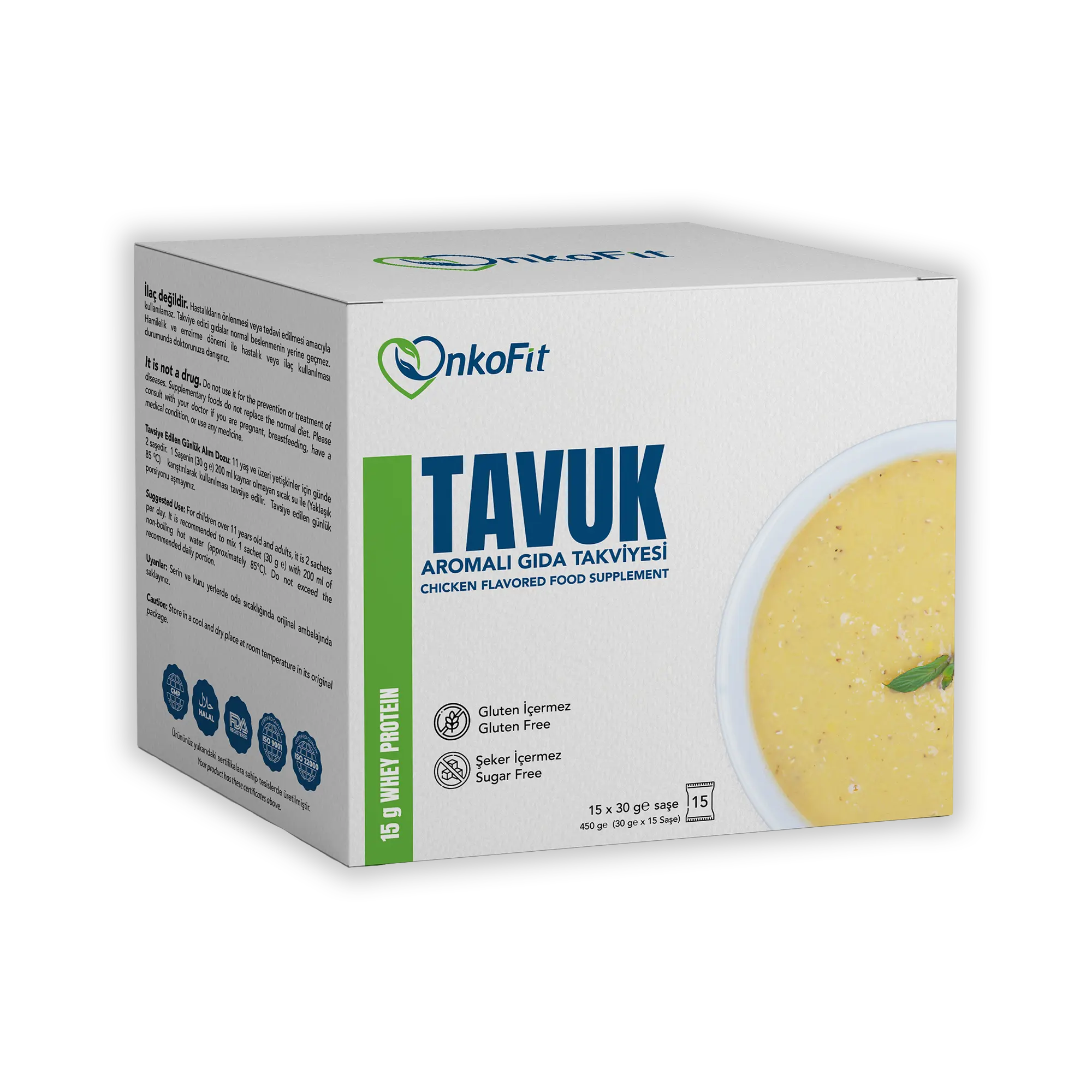 BARİFİT - ONKOFİT® TAVUK AROMALI TAKVİYE EDİCİ GIDA (15 ÖĞÜN)